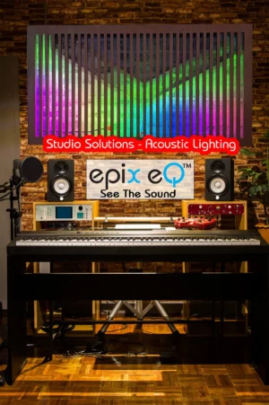 EQ Wall in music studio